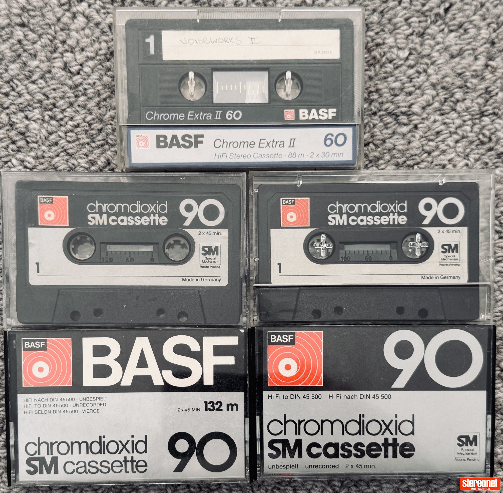 BASF Chromdioid SM Type II CrO2 90 Cassette Tapes