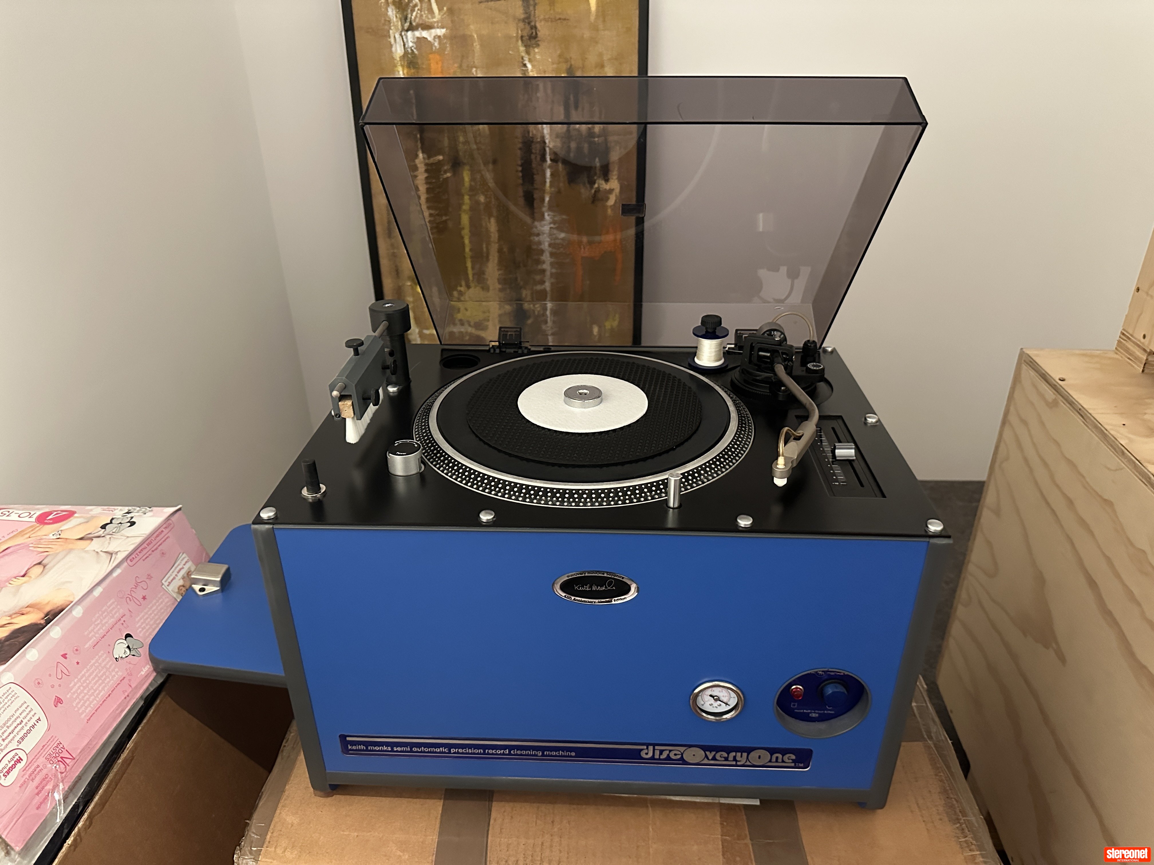 Kingfisher Audio Discovery MiniOne Sapphire 45 Anniversary Special Edition Record Cleaning Machine (RCM)