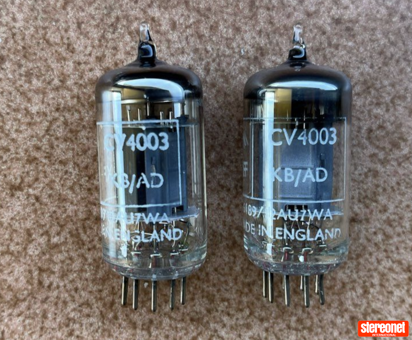 Brimar CV4003 KB/AD matched Pair/s Valves/Tubes