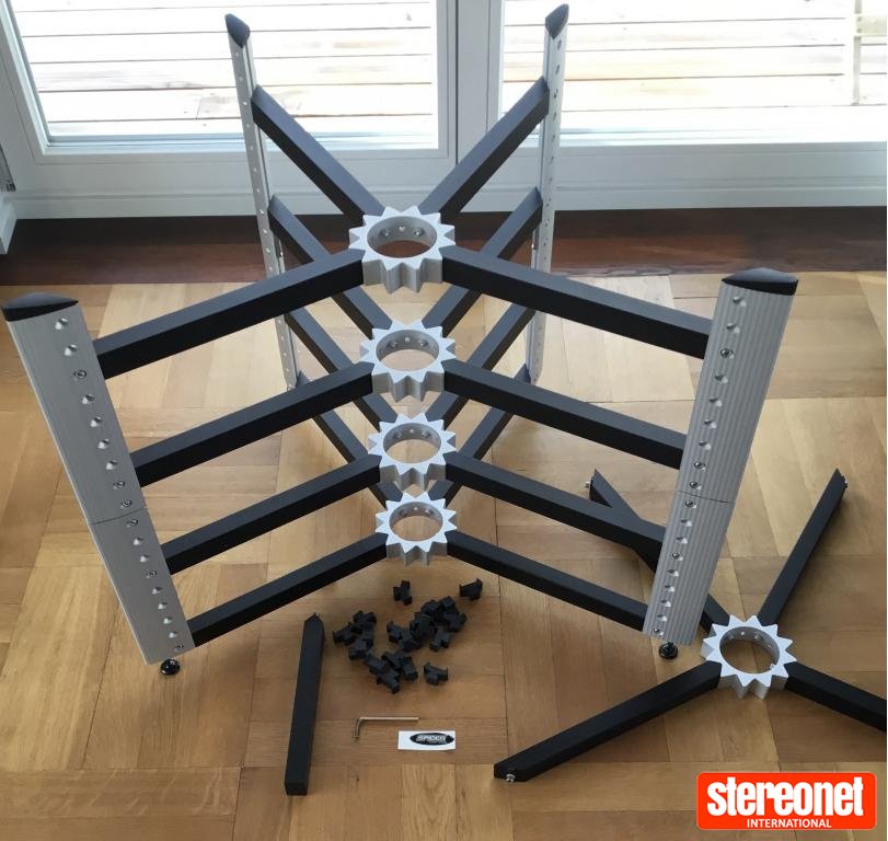 Finite Element Spider Rack - 4 shelf AV Rack / Cabinet