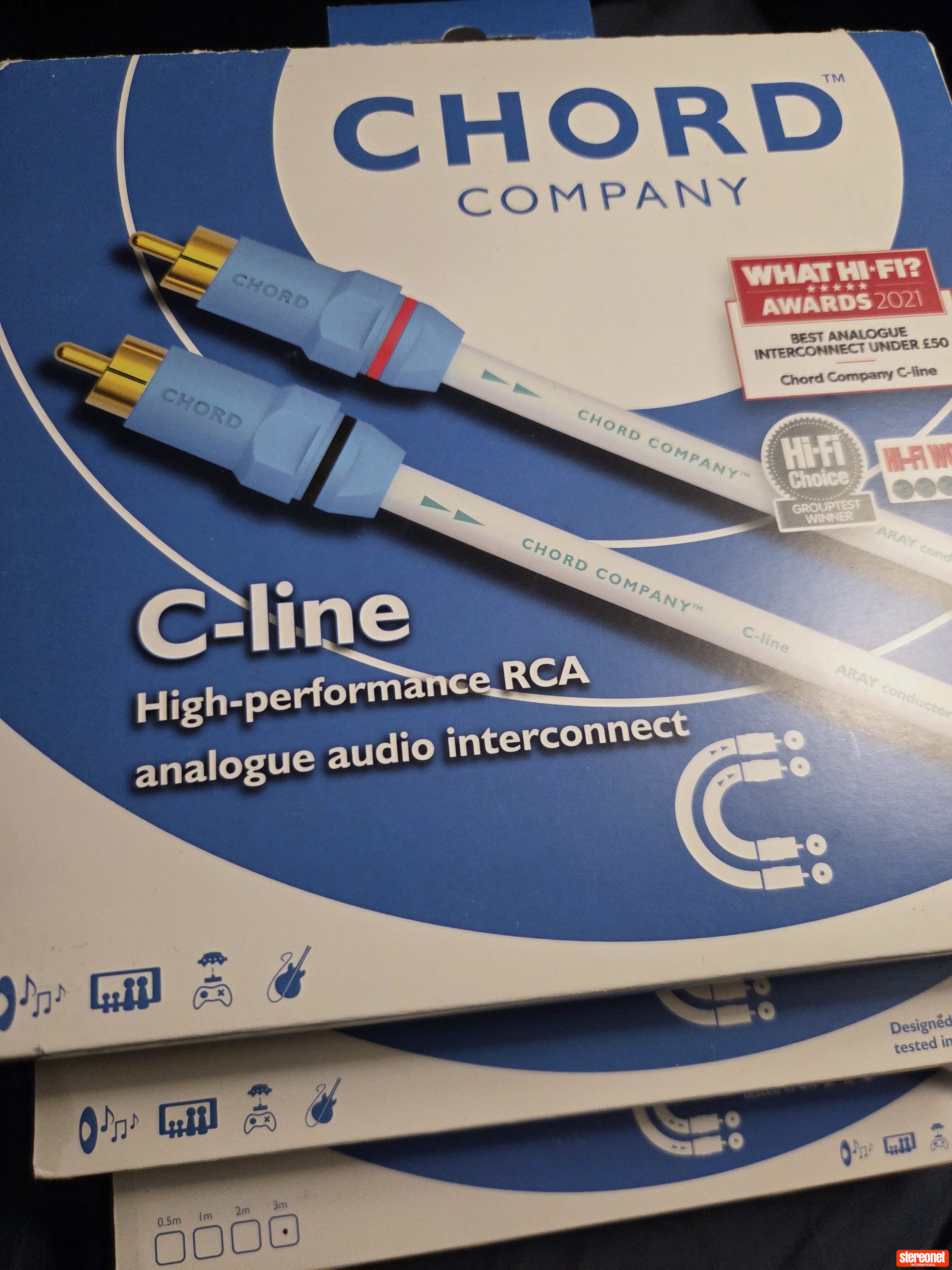 Chord Company C-Line Interconnect Cables (RCA)