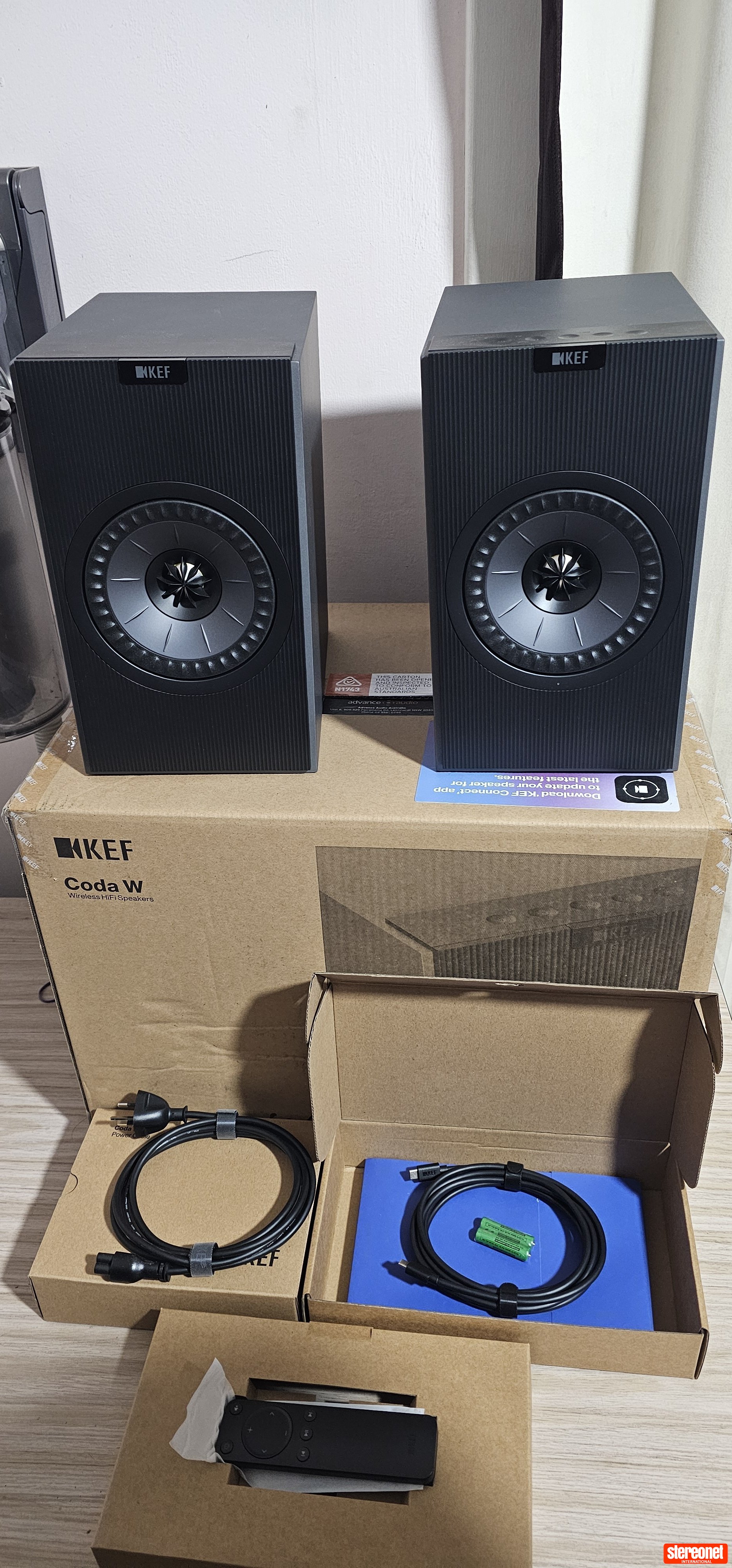 KEF Coda W Standmount Loudspeakers