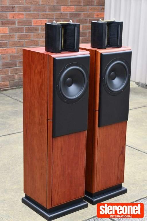 DIY Audio Technology and ESS Great Heil AMT custom Floorstanding Loudspeakers