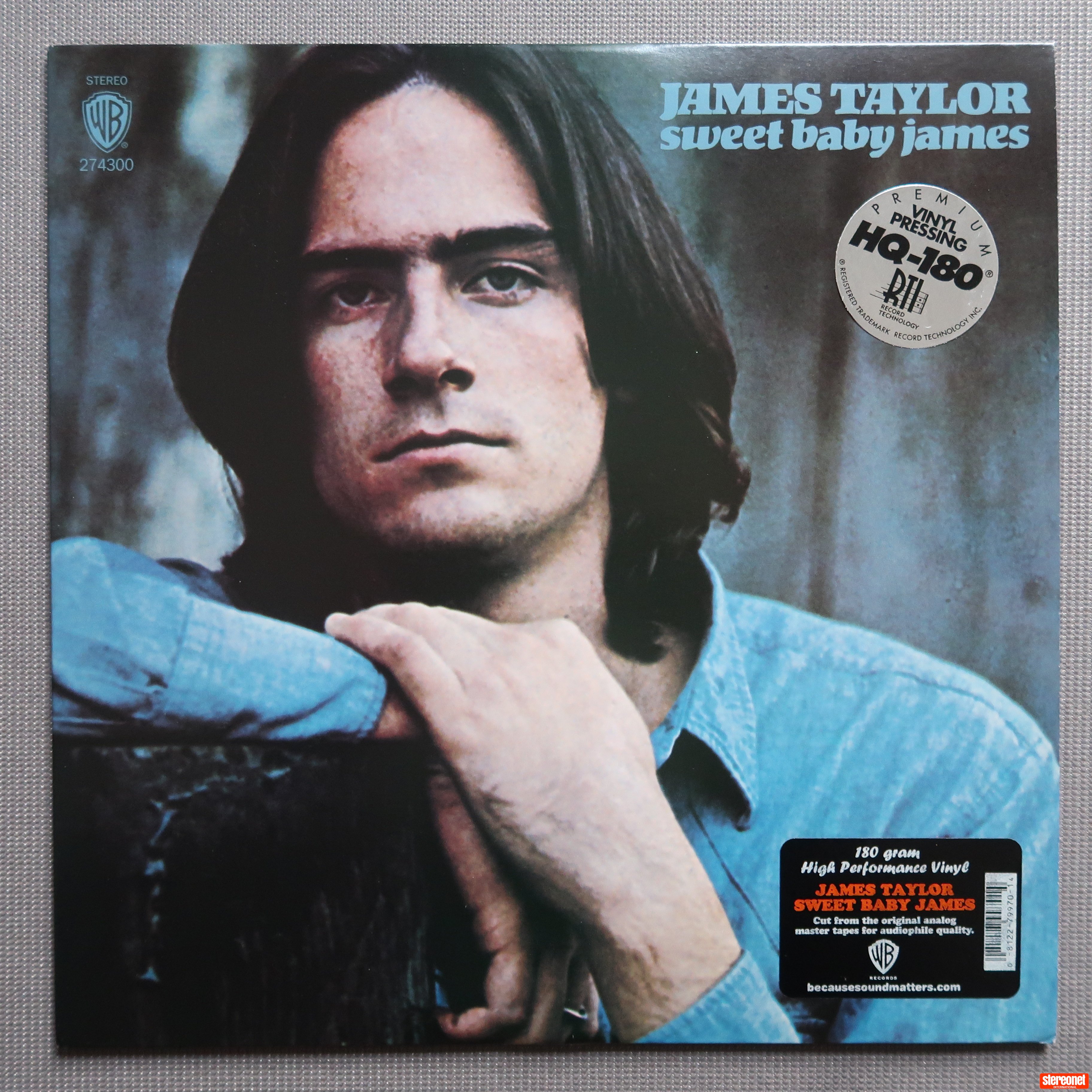 JAMES TAYLOR - Sweet Baby James (2008 Gray/Hoffman remaster) Vinyl Record (LP)