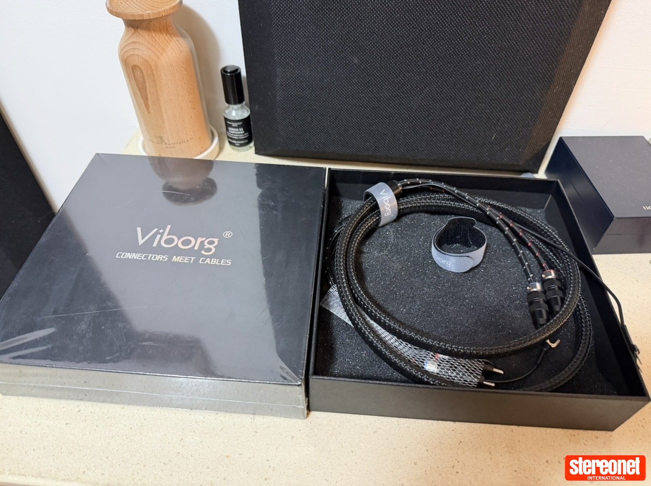 Viborg TC804 Pure Silver conductors 1.5m rca-rca phono cables Phono Cable