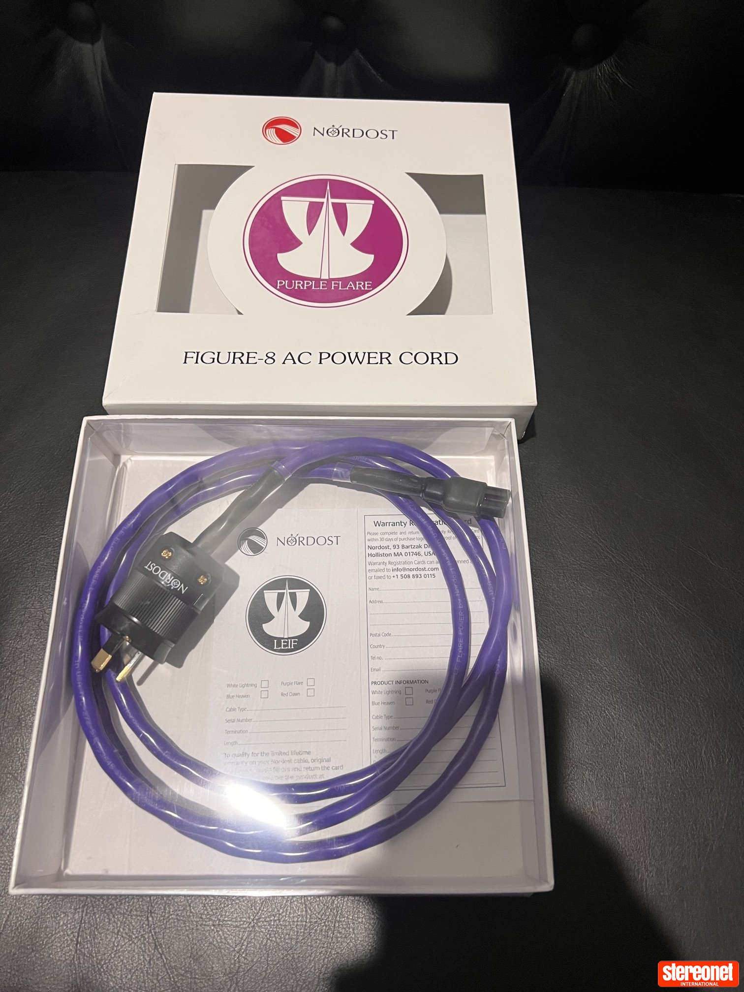 Nordost Leif Purple 1.5m C7 (Figure 8) Power Cable