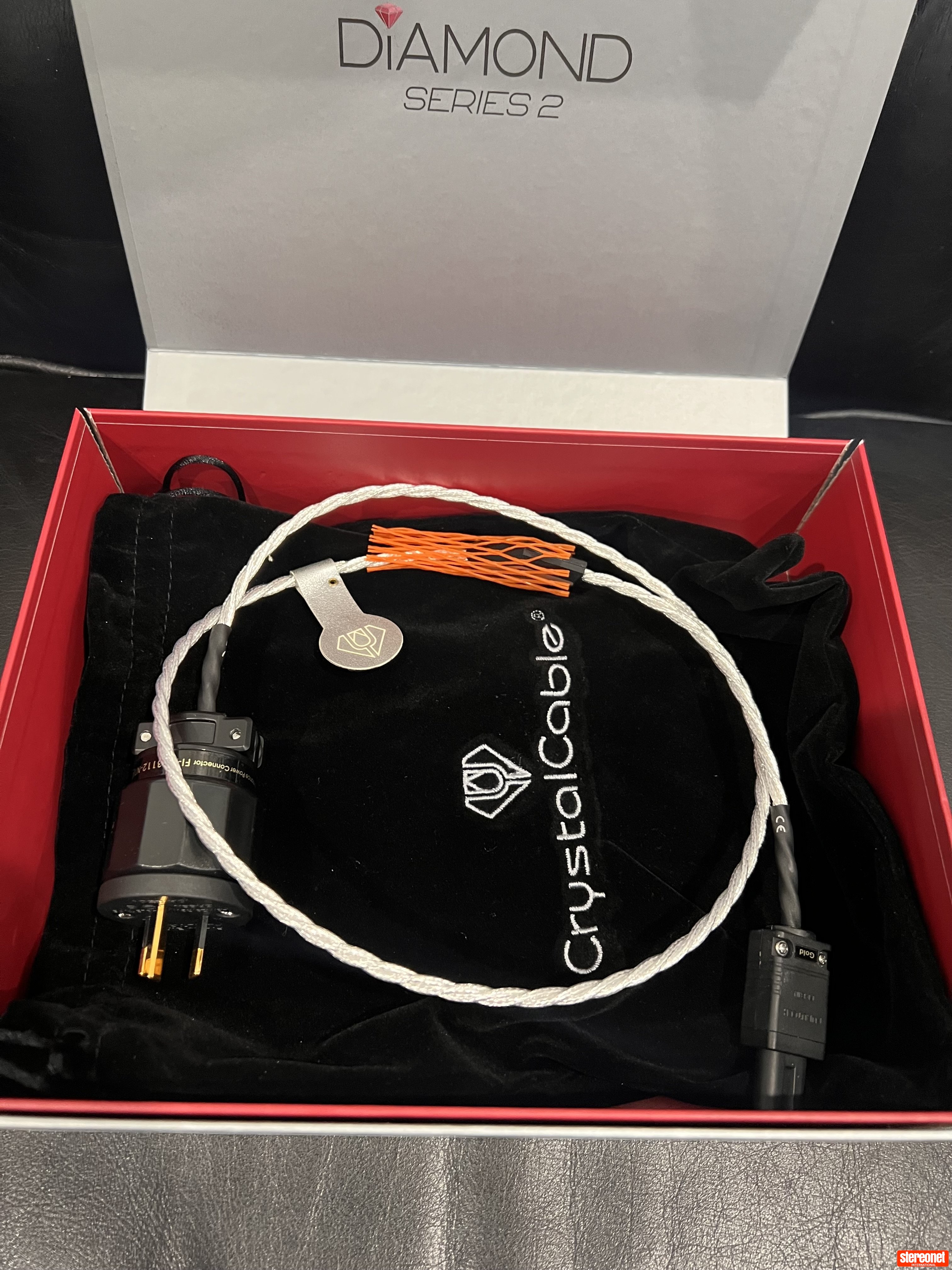 Crystal Cable Diamond Series 2 Reference Power Cable 10A 1m Figure 8 Power Cable