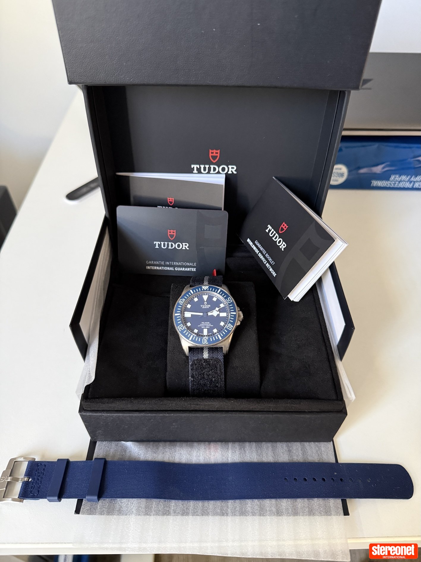 TUDOR PELAGOS FXD Marine Nationale BLUE Wristwatch