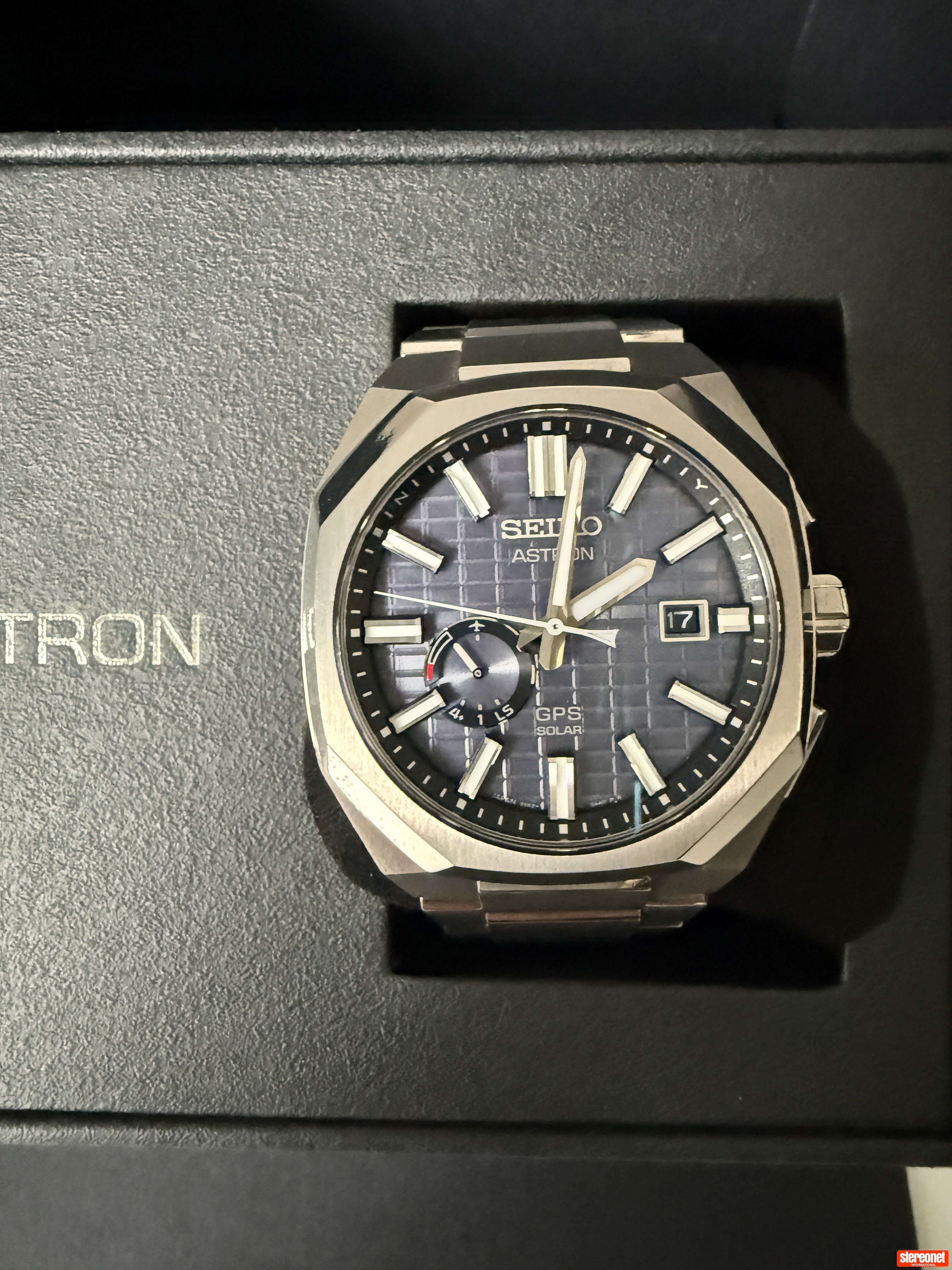 Seiko Astron GPS Solar 41.2mm SSJ013J BLUE NIB - Unworn Wristwatch