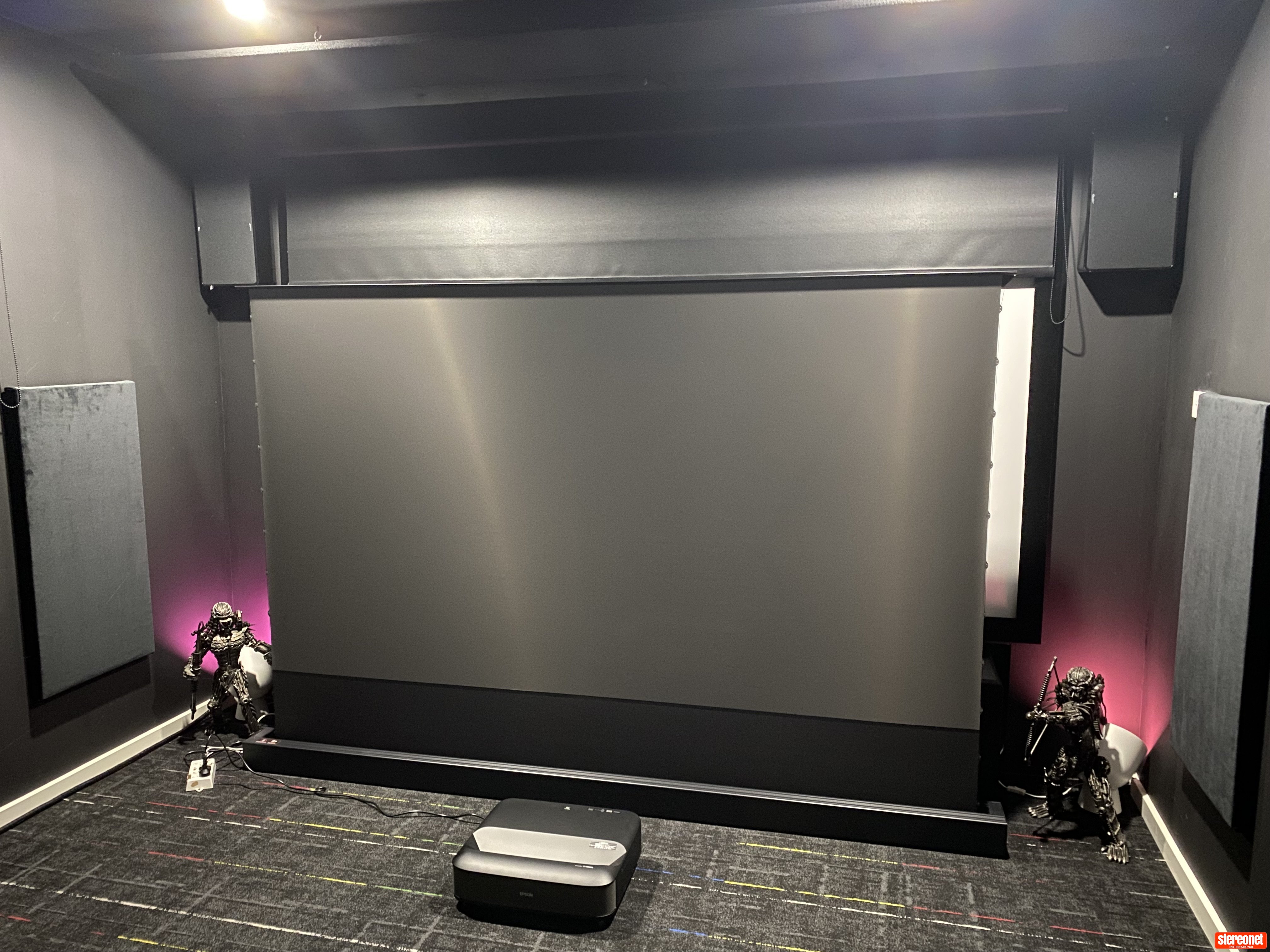NothingProjector Black Series 110" floor-rising UST ALR Projector Screen