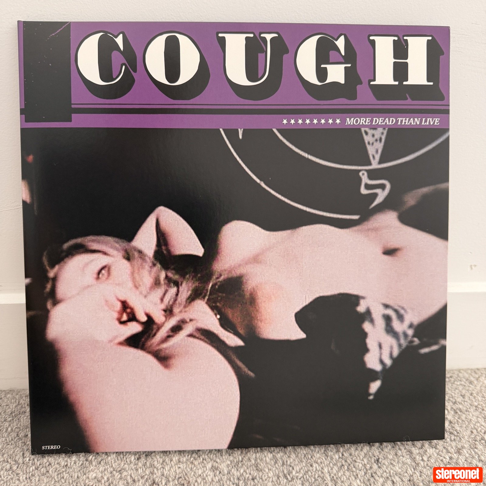 Cough – More Dead Than Live [EU 1st PRESSING 2019 LP] NM/NM Purple Vinyl Record (LP)