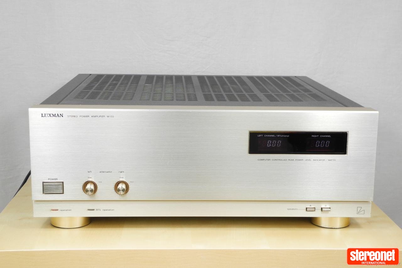 Luxman M03 Power Amplifier