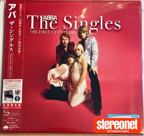 ABBA ‎– THE SINGLES (THE FIRST FIFTY YEARS) / 2 X CD / SHMCD JAPAN DELUXE EDITION 7" DESIGN SLEEVE / REMASTERED AT ABBEY ROAD / CD