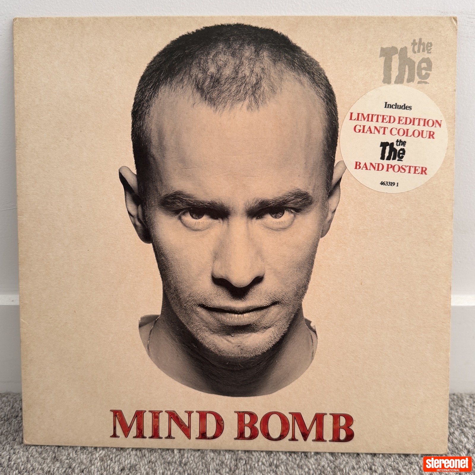 The The – Mind Bomb [UK PRESSING 1989 POSTER LP] VG+/VG+ Vinyl Record (LP)