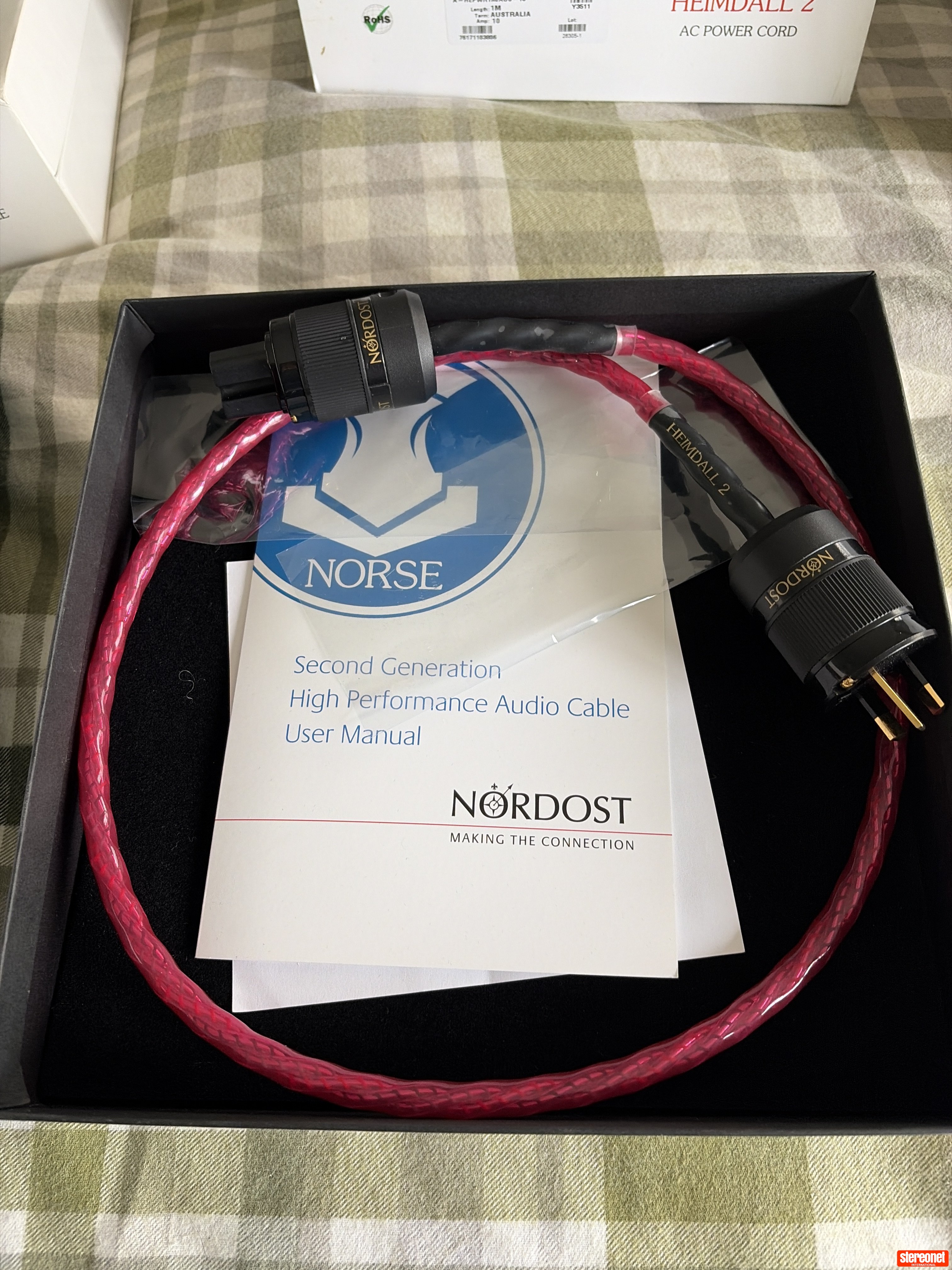 Nordost Heimdall 2 Power Cable