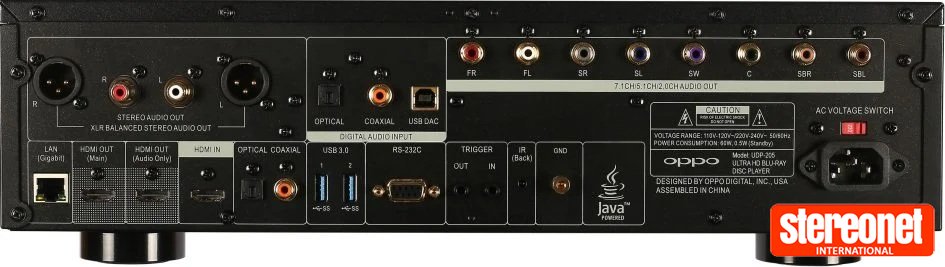 Oppo UDP 205 multi region player. Blu-ray Player