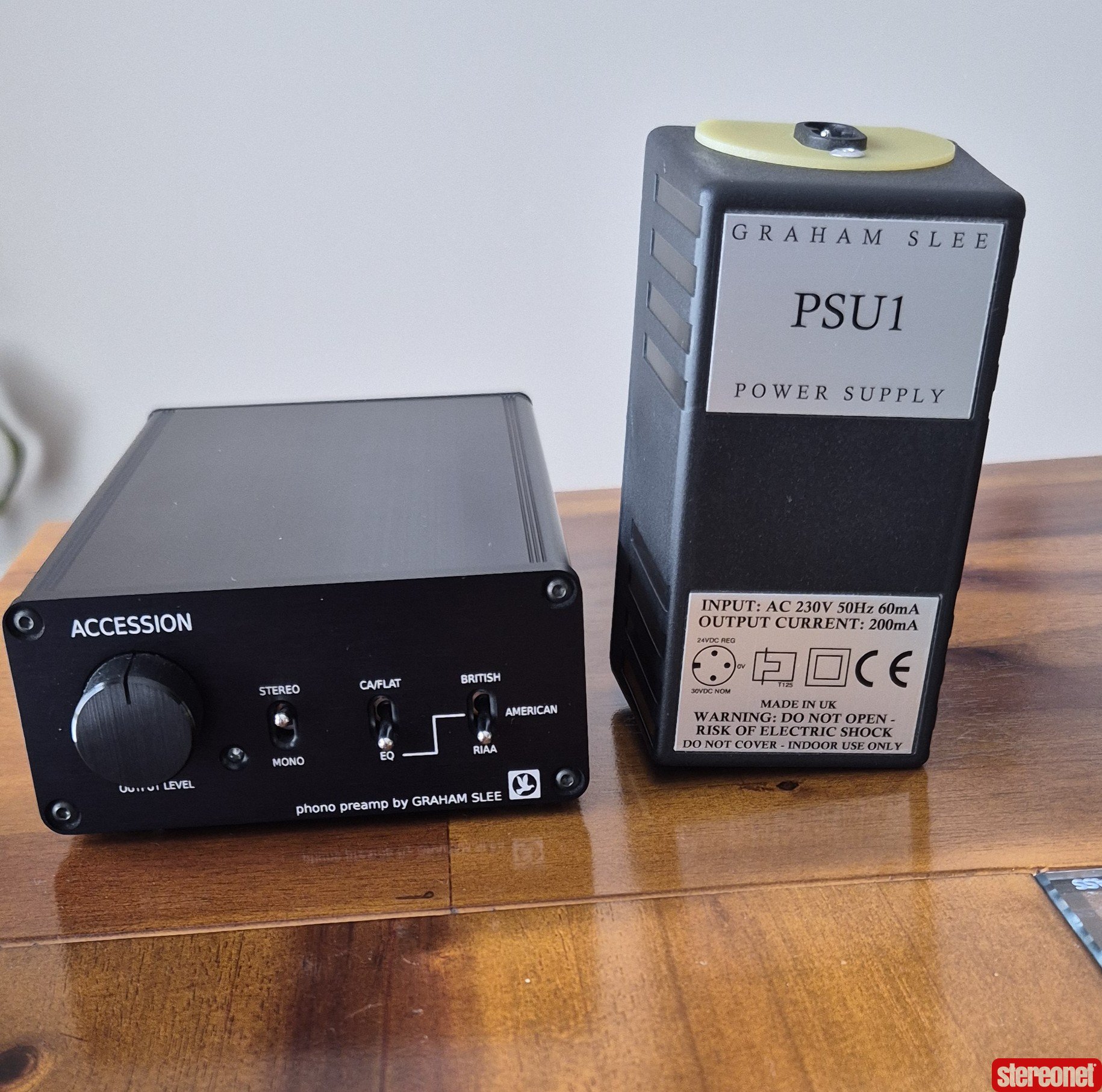 Graham Slee Accession MM & PSU 1 Power Supply Phono Preamplifier