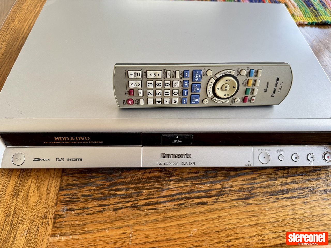 Panasonic DVD Recorder DMR-EX75 DVD Player