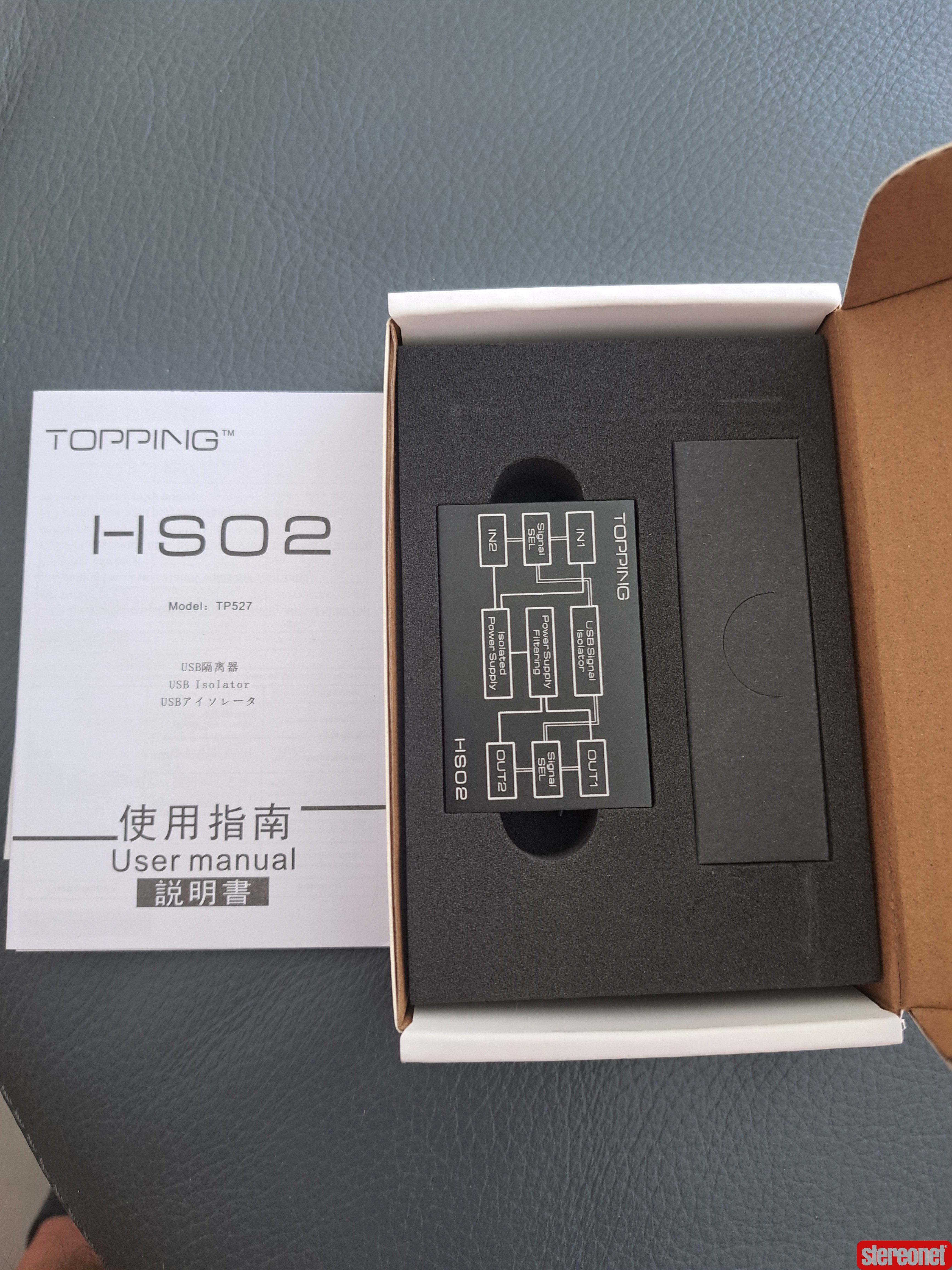 Topping HS02 USB Isolator USB Isolator