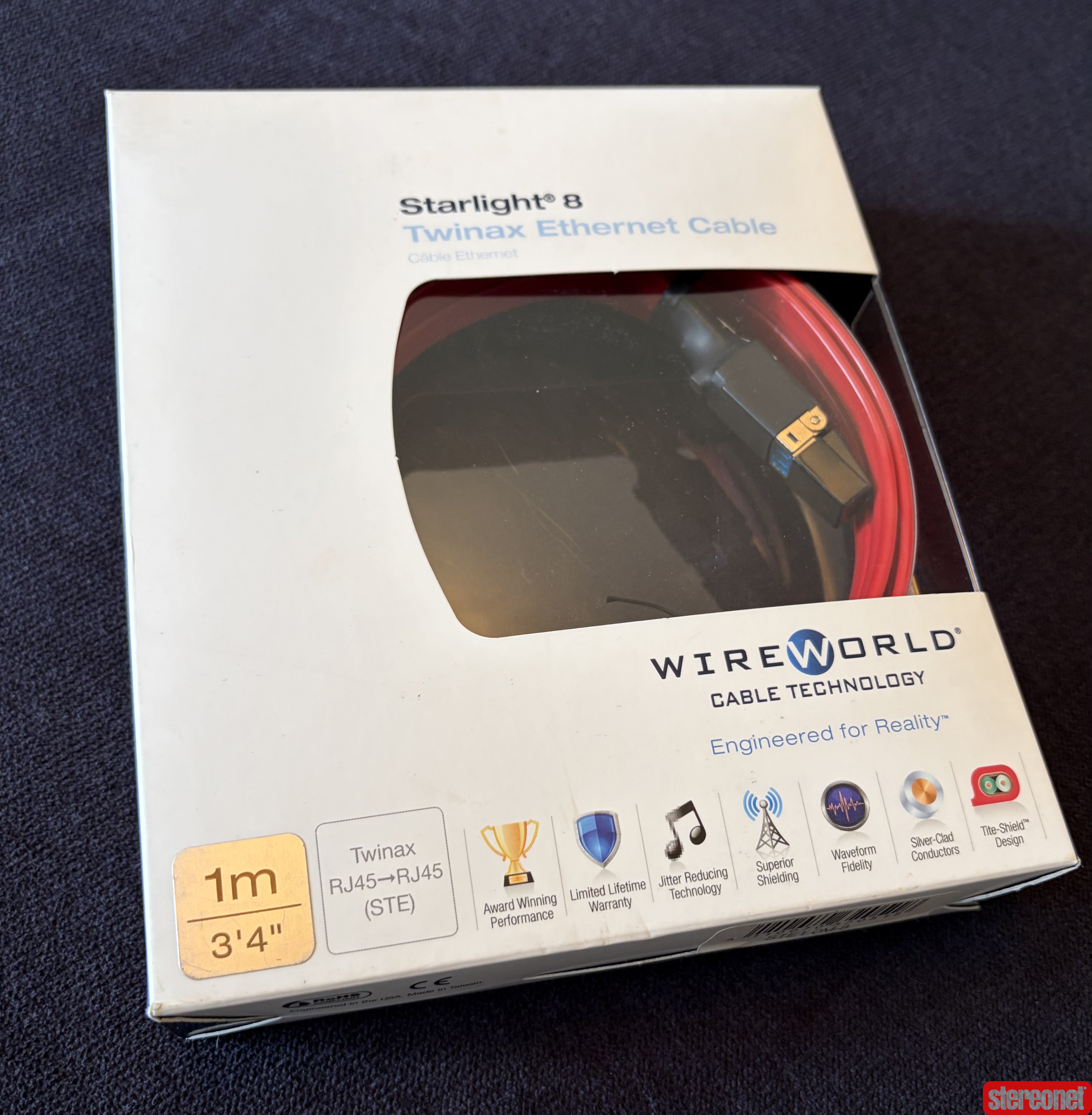 Wireworld Starlight 8 Twinex Ethernet Cable