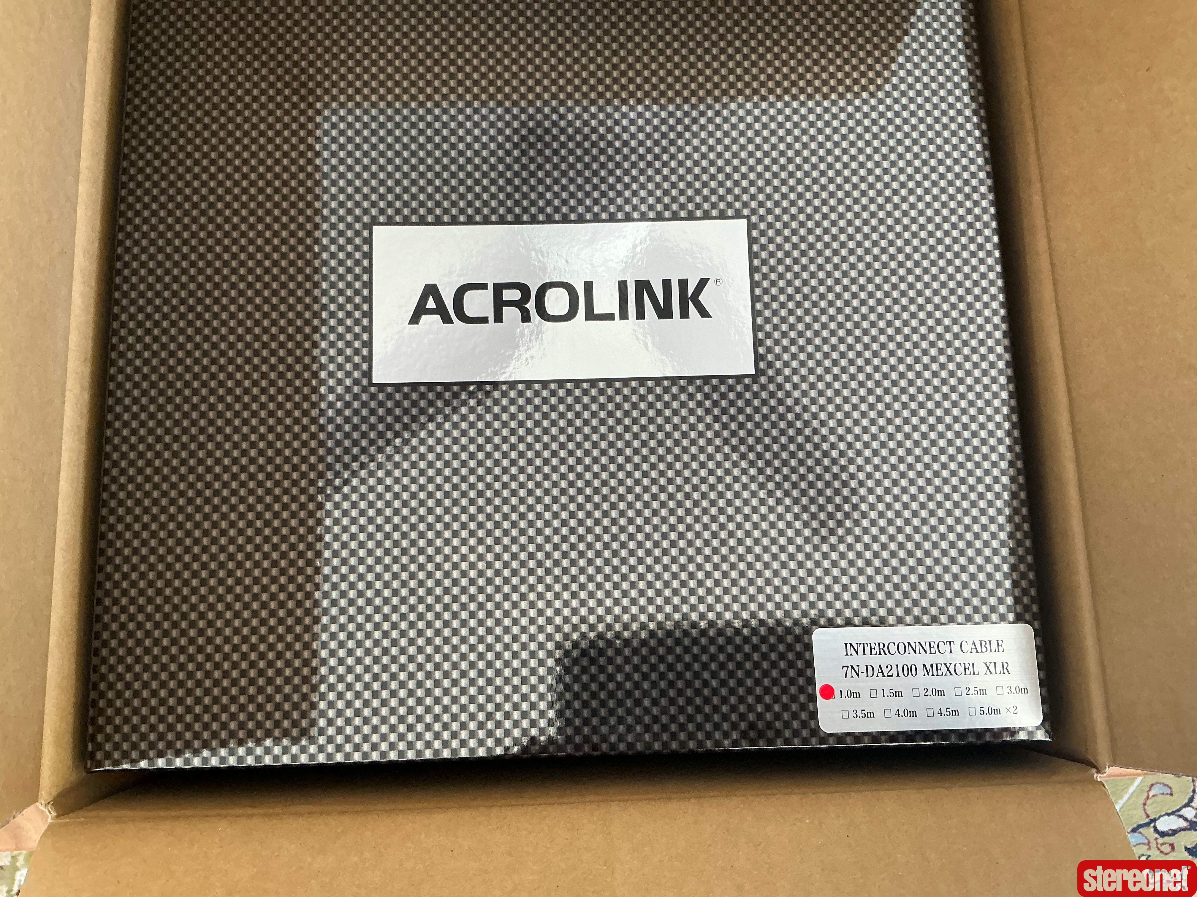 Acrolink 7N-DA2100 Mexcel Interconnect Cables (XLR)
