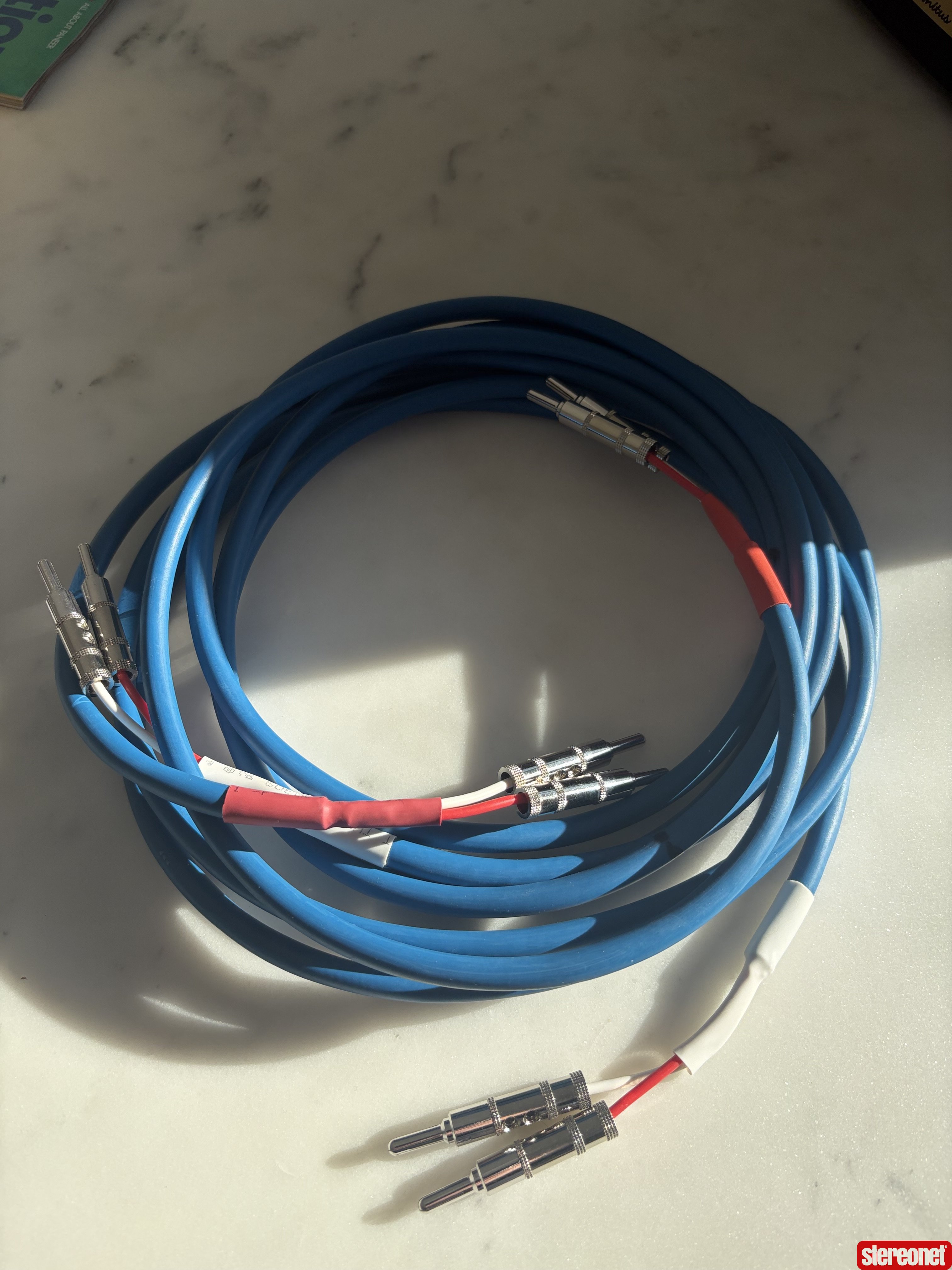 Ortofon Reference SPK Blue Speaker Cables