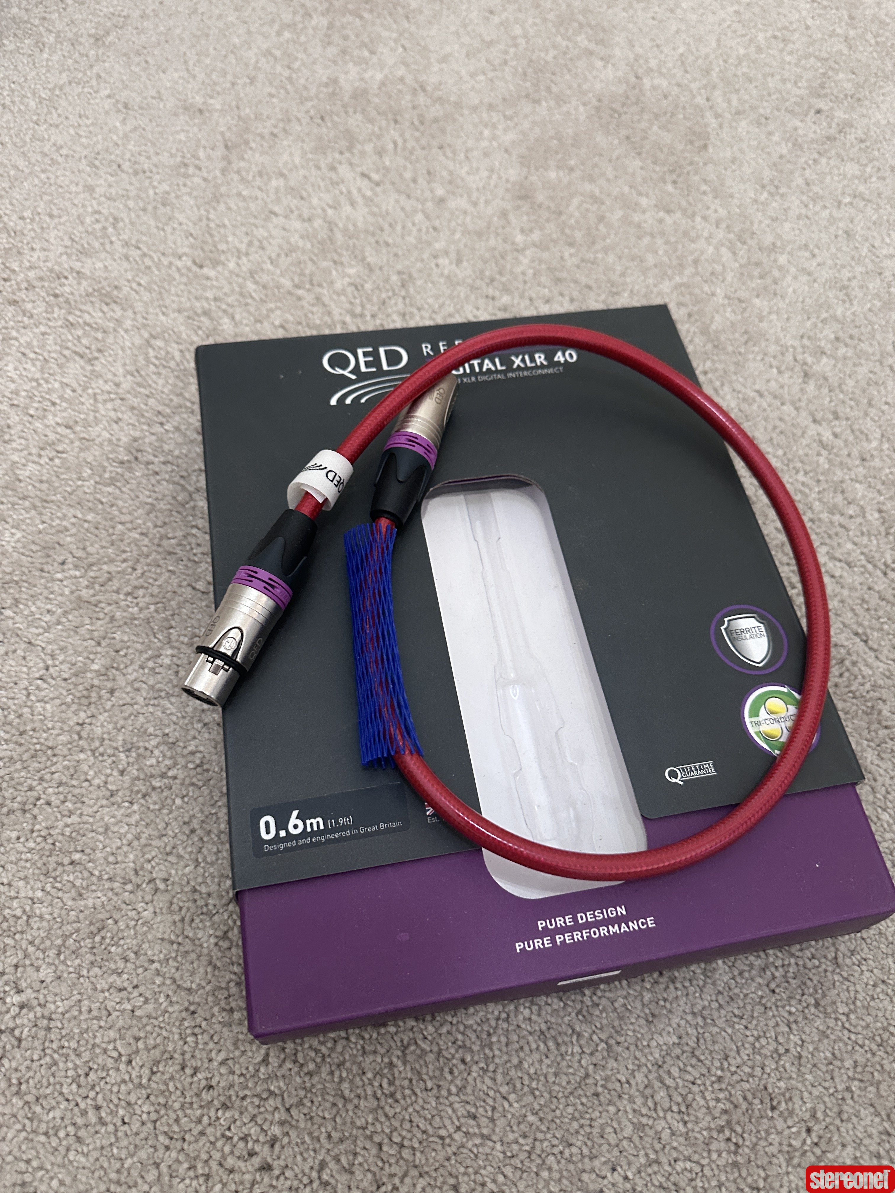 QED QED reference 40 digital AES/EBU XLR Cable (0.6m) Digital Interconnect