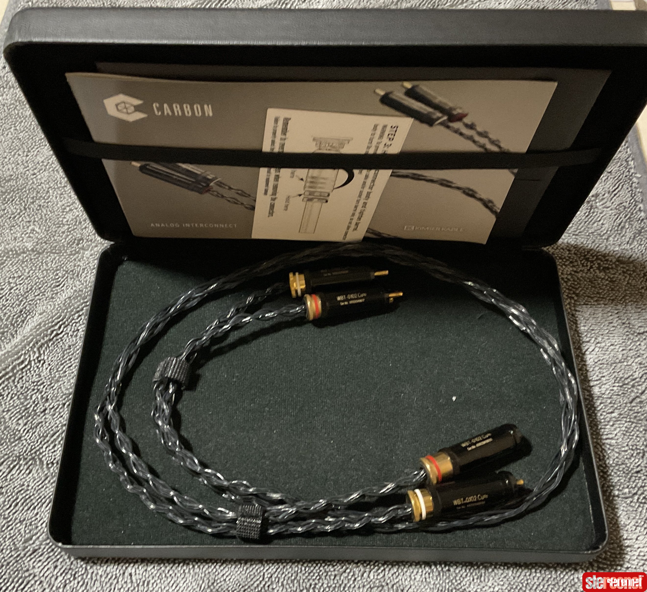 Kimber Kable Carbon 8 Interconnect Cables (RCA)