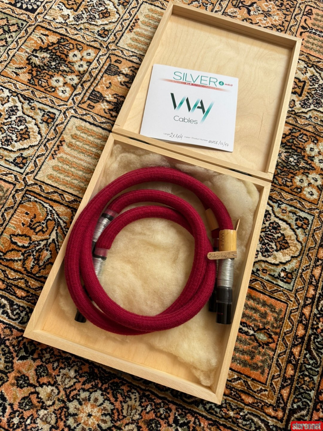 WayCables Silver 4 mk ii Interconnect Cables (XLR)