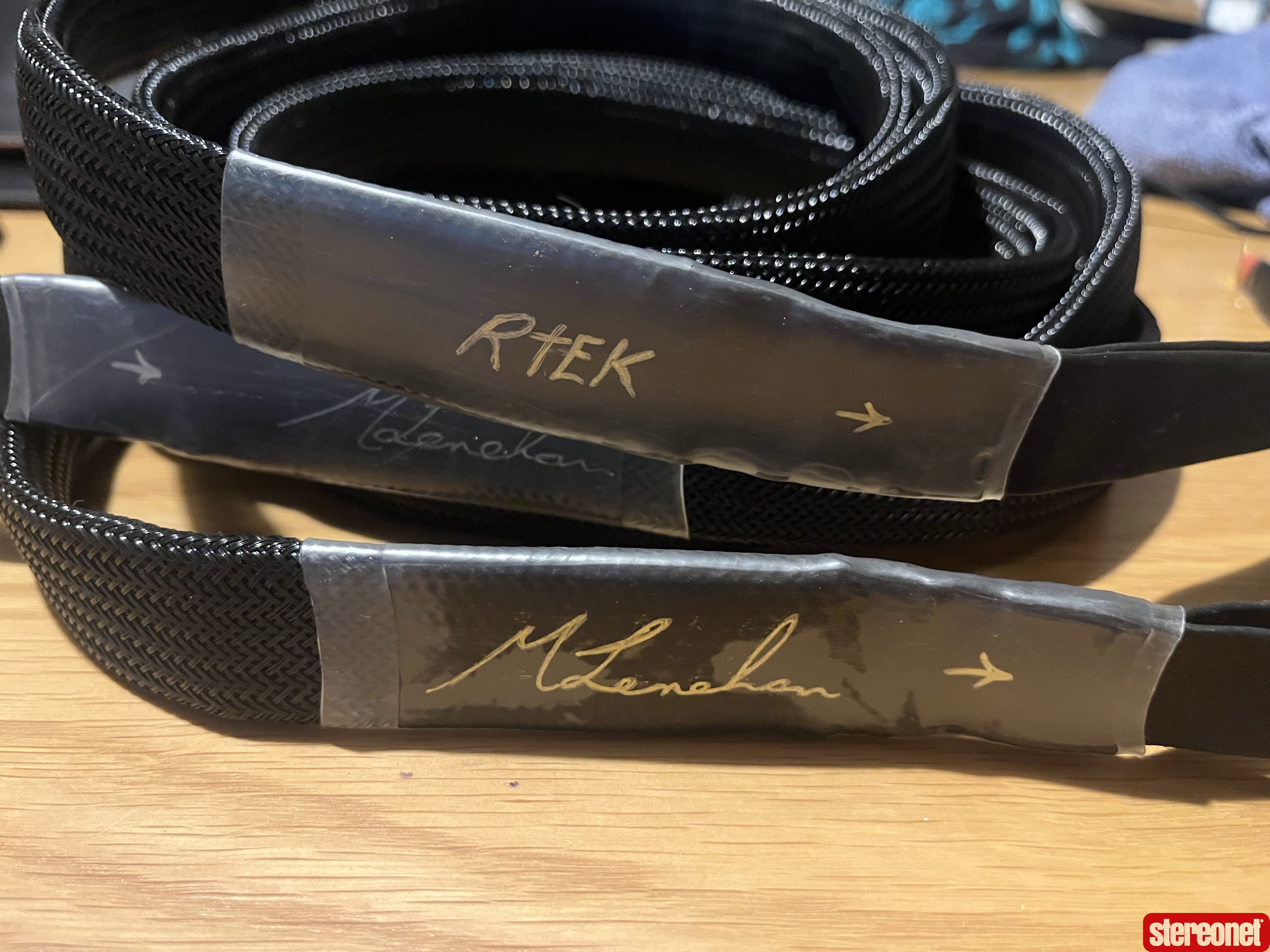 Lenehan Audio RibbonTek Speaker Cables