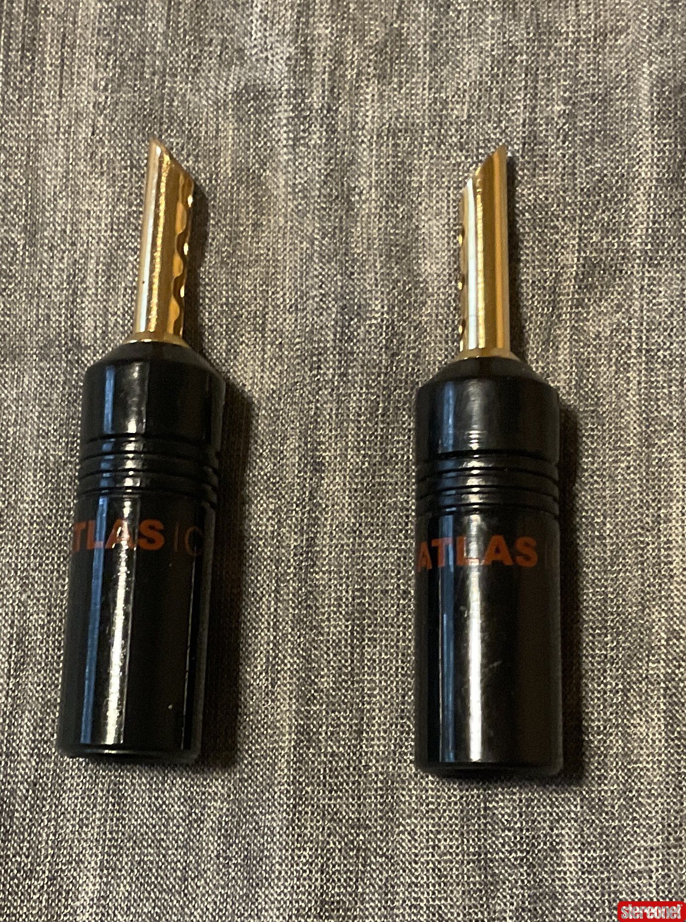 Atlas Cables Non Solder Crimp Banana Plugs