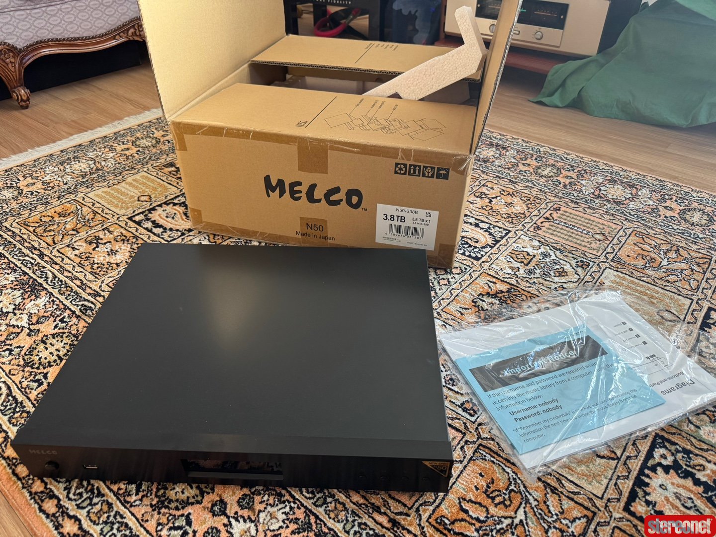 Melco N50 S38 SSD 4TB Streamer (Music)