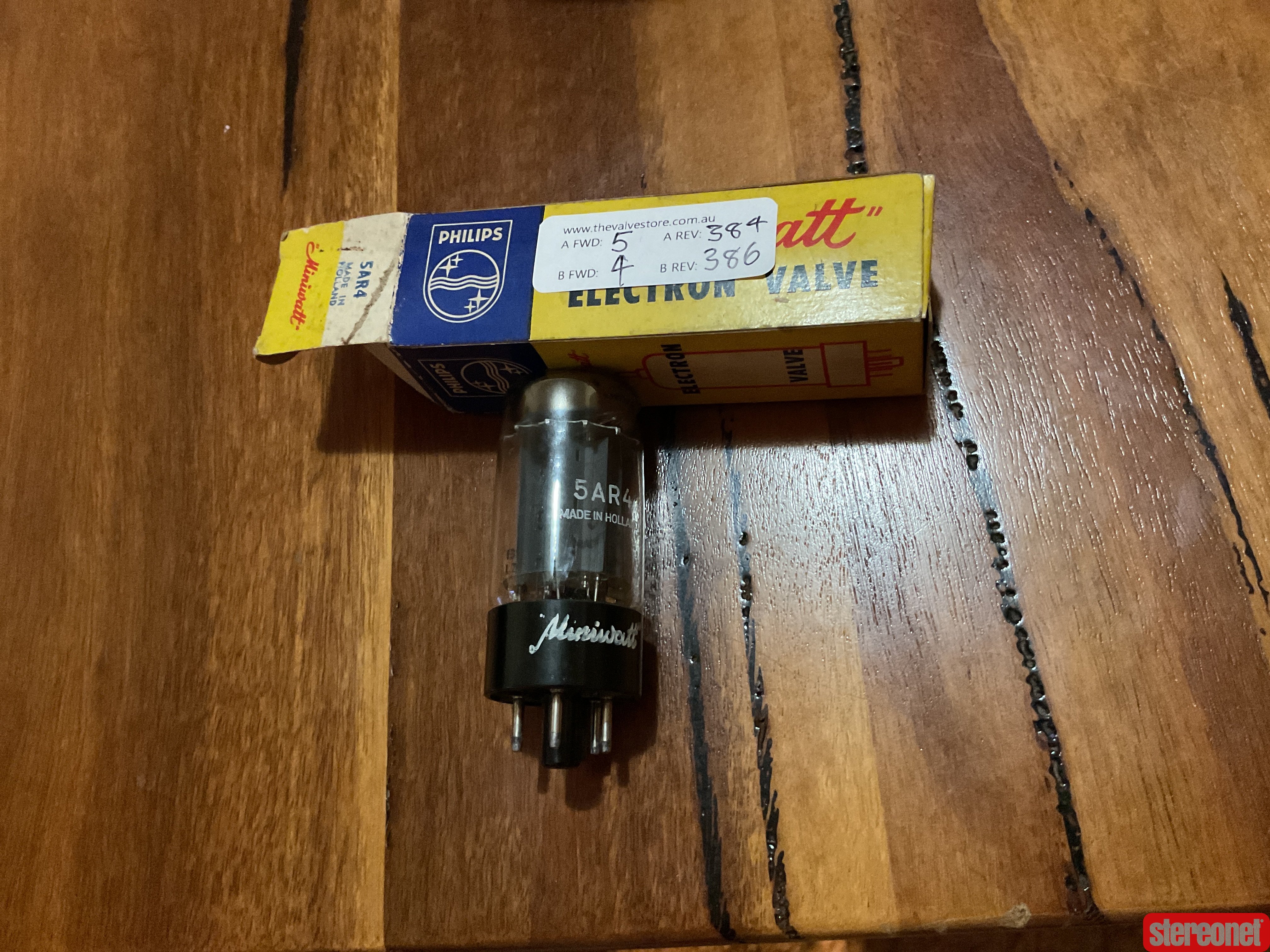 Philips Miniwatt 5AR4/GZ34 Valves/Tubes